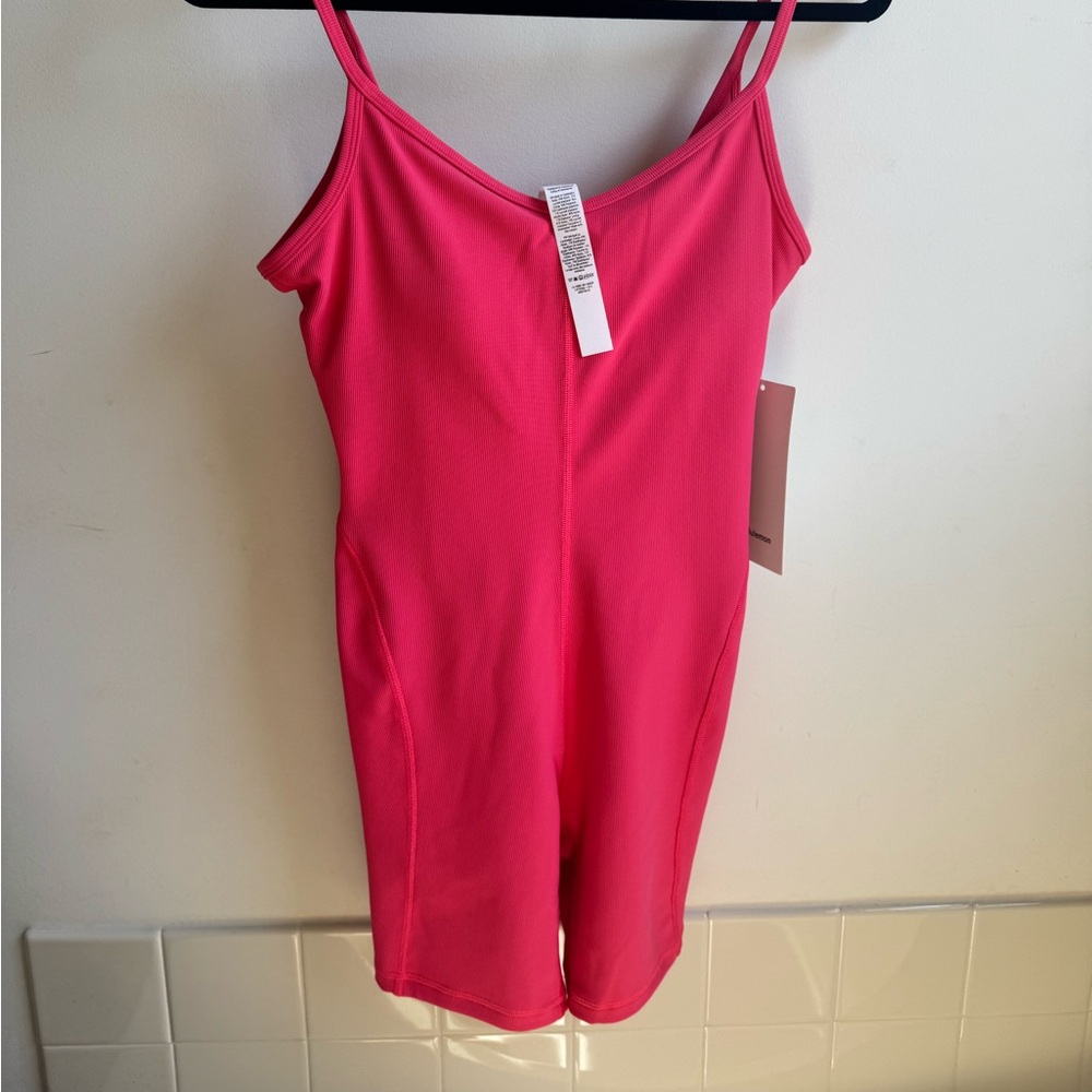 Lululemon NWT Pink Unitard